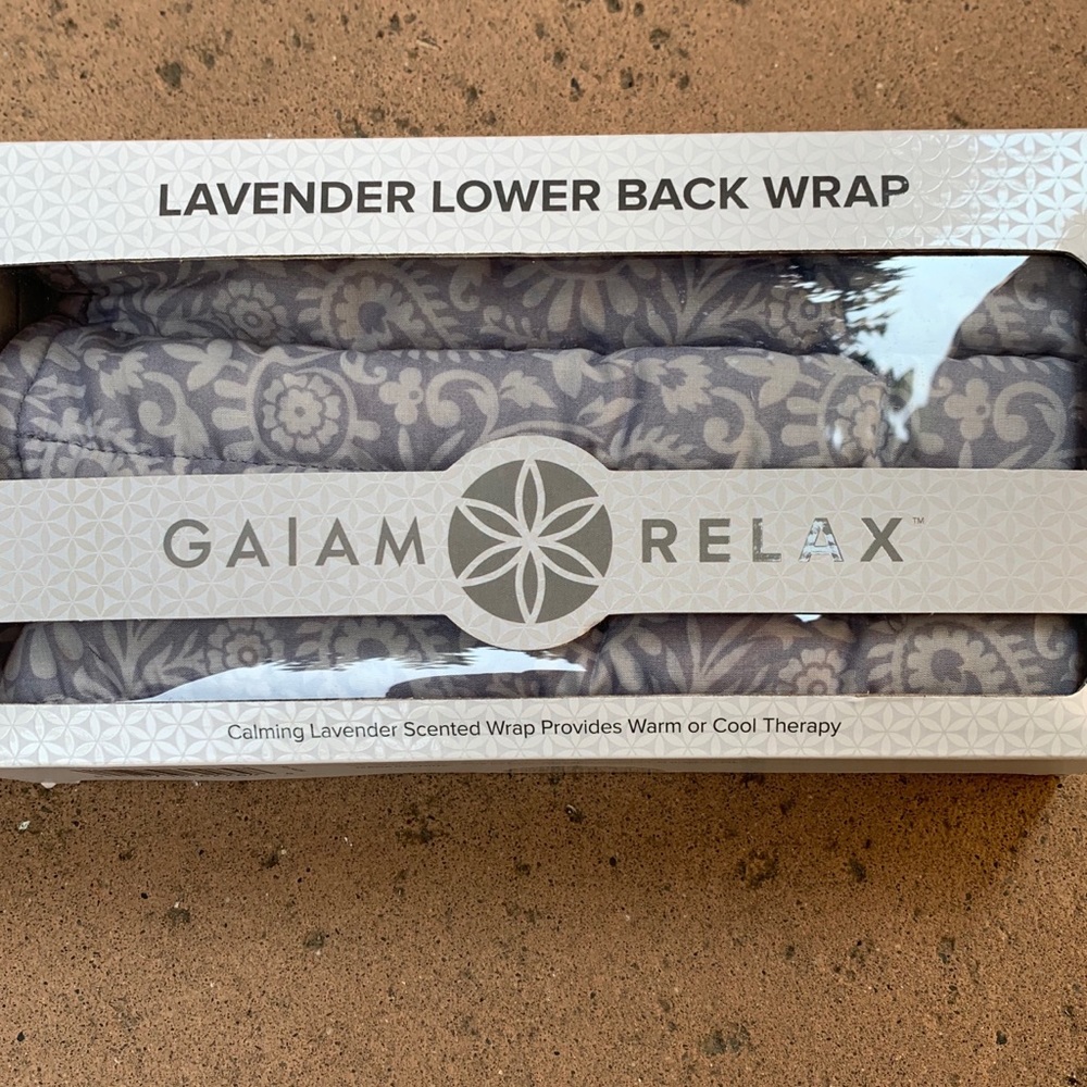 Gaiam Lavender Heat Back Wrap NWT NIB